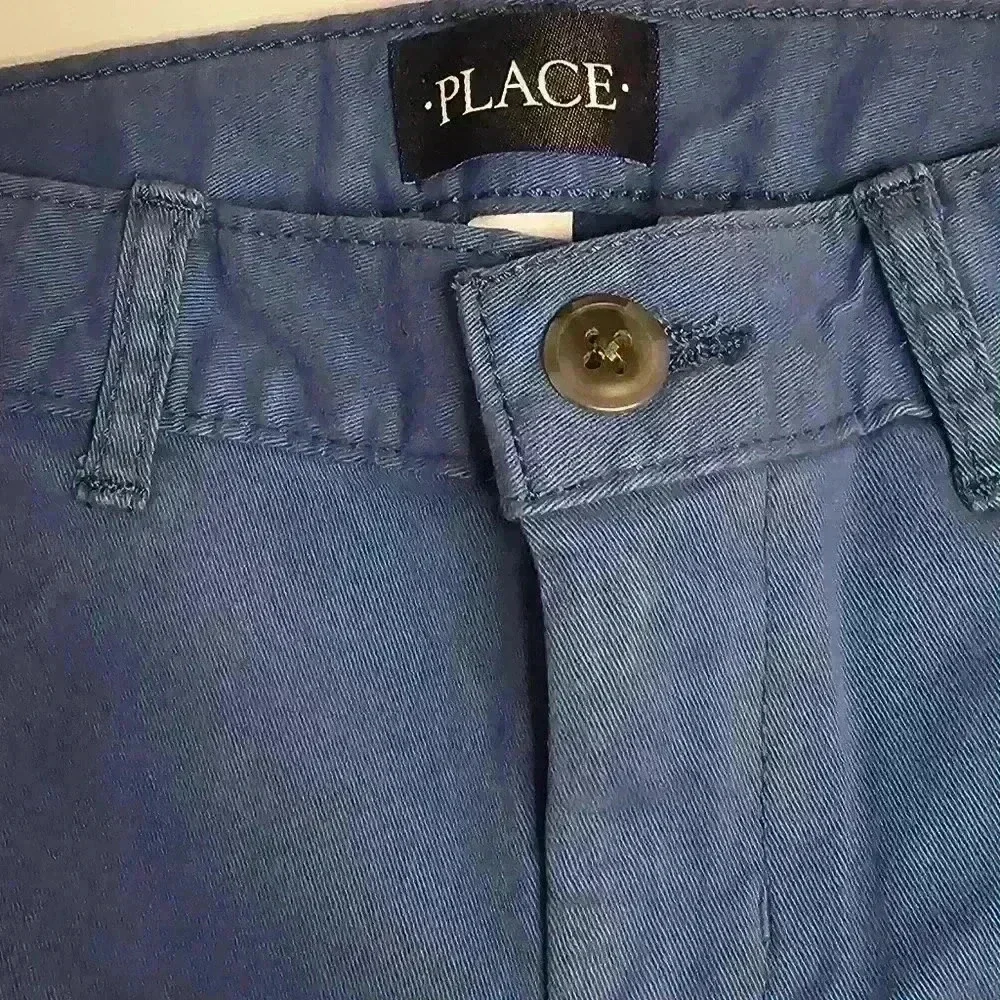 NWT Boys Children's Place Blue Khaki Pants Size 4